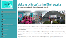 Desktop Screenshot of harpersanimalclinic.com